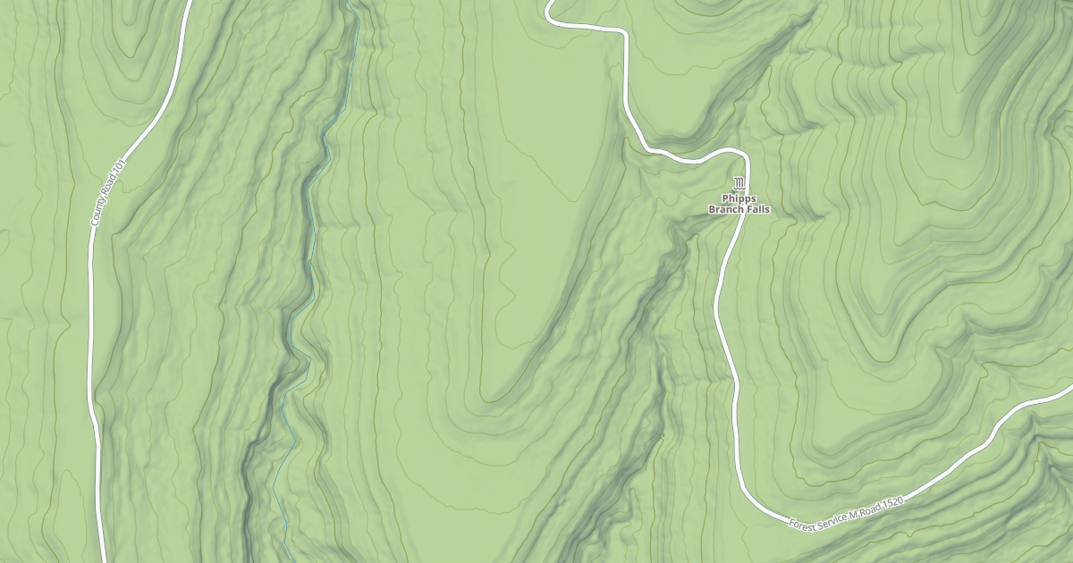 Map preview of USFS National Forest System Roads {467B7E9C-FA3D-400C-B1C3-9C839EE71CCB}