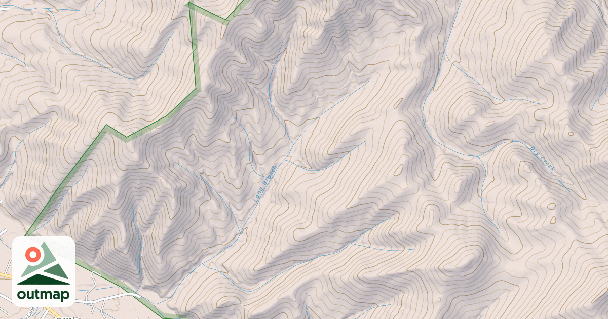 Map of LONG BR.- DARK HOLLOW