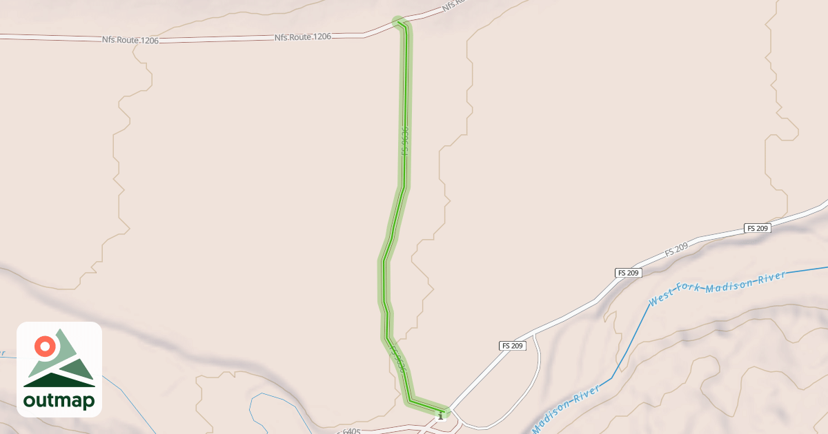 Map of FS 9636