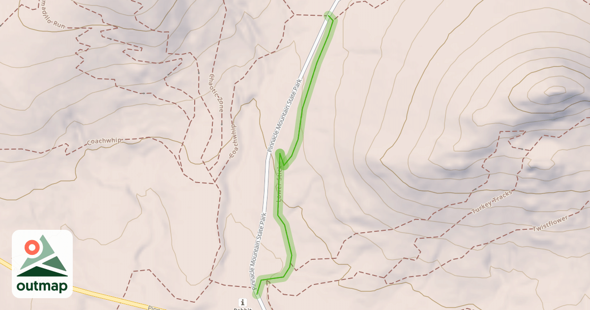 Map of Lower Stick
