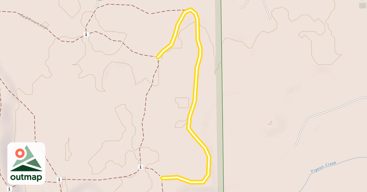 Map of Red Pine Loop