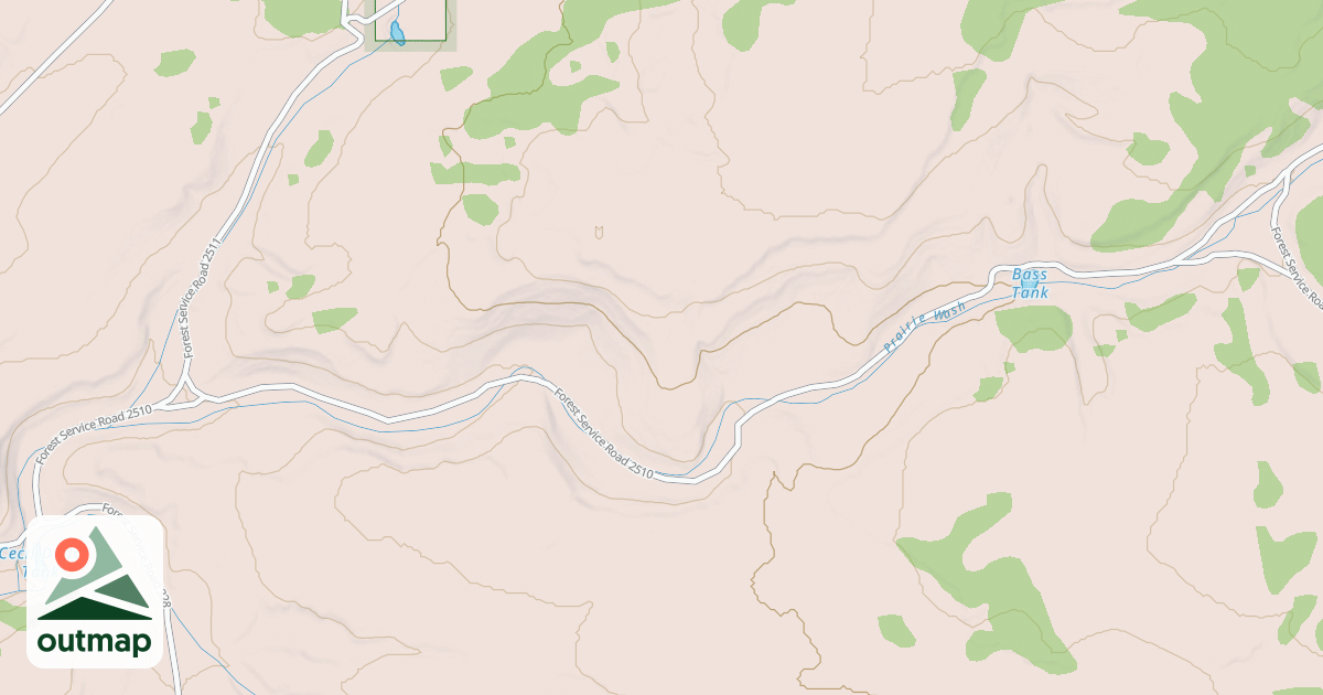 Map of BASS TANK RD.