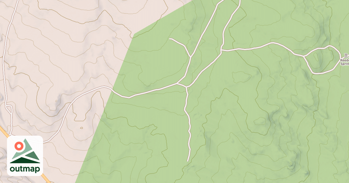 Map of REEDER SPRING