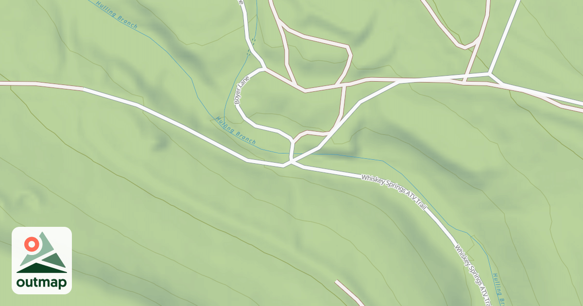 Map of Whiskey Springs Trails