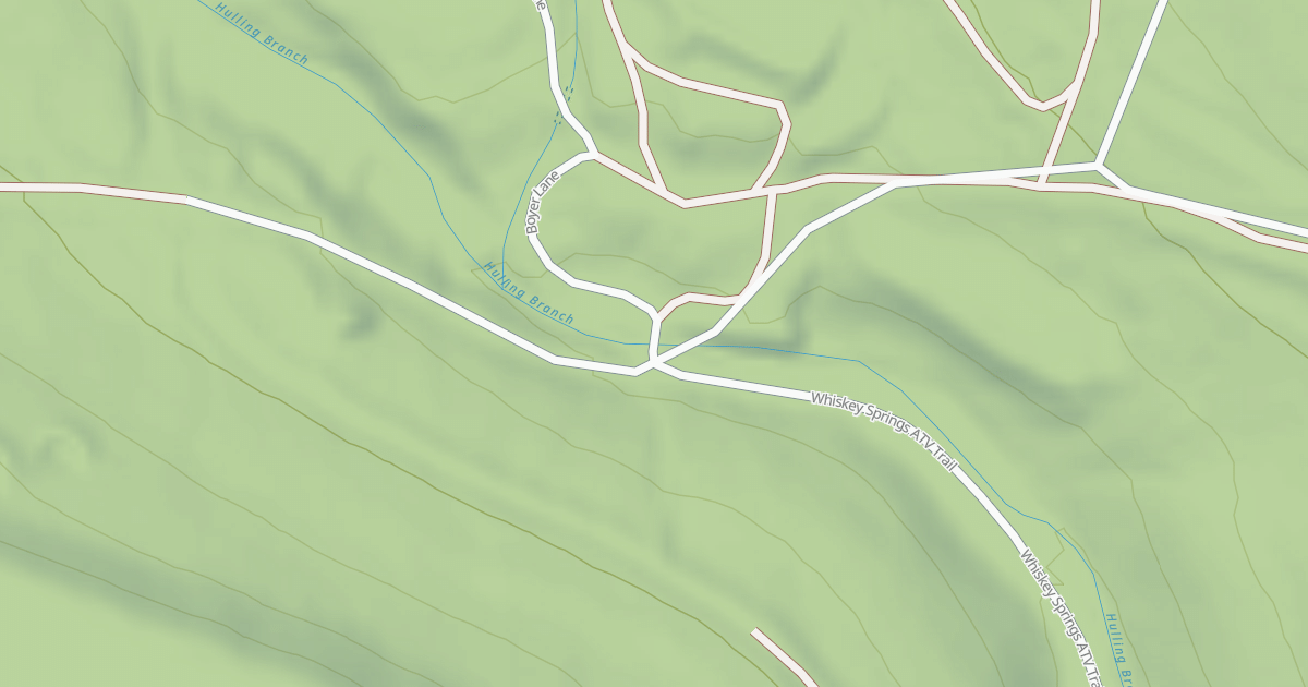 Map preview of Whiskey Springs Trails
