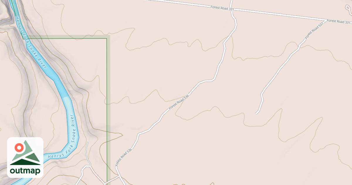 Map of COFFEE POT LODGE SPUR