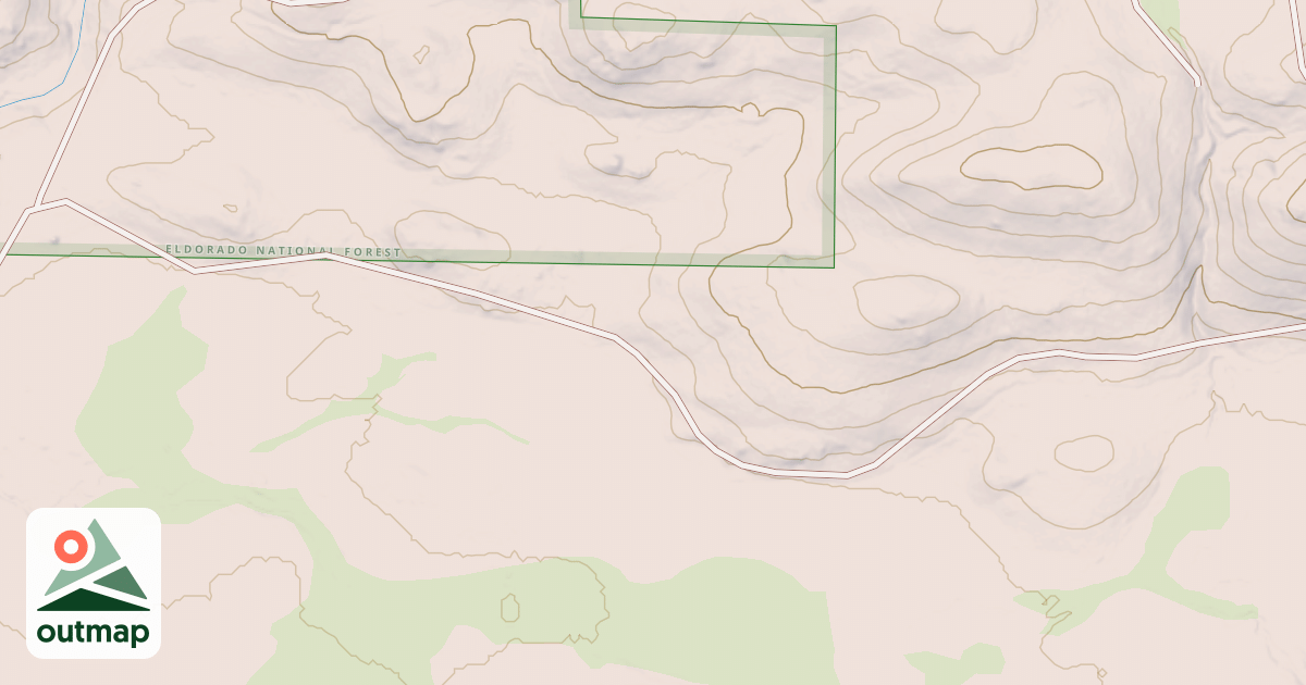 Map of BOSWORTH SPUR