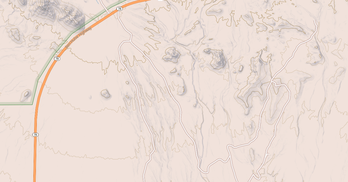 Map preview of BLM National GTLF Public Motorized Roads dc247f40-9eee-4263-be47-bc2ec3913394