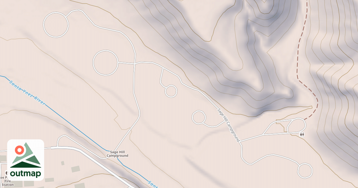 Map of SAGE HILL CG.