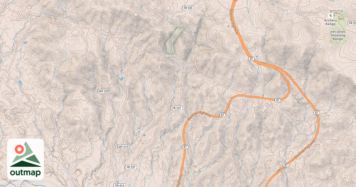 Map of FDR 537