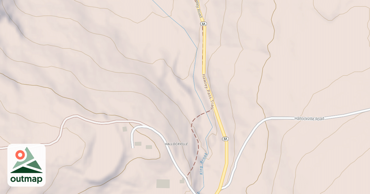 Map of Hawley Pass Trail