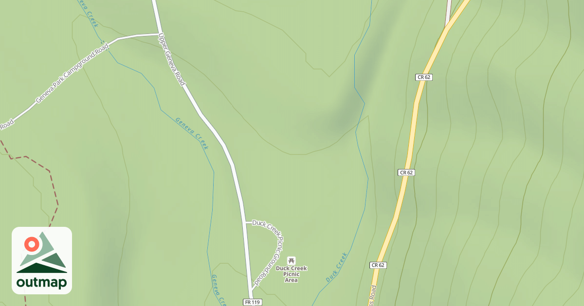 Map of DUCK CREEK PG
