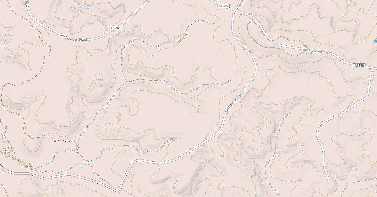 Map preview of JIM DOWDEN SPUR