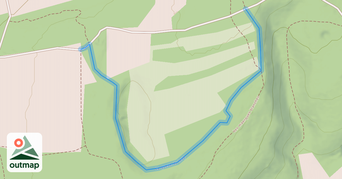 Map of La queue du loup