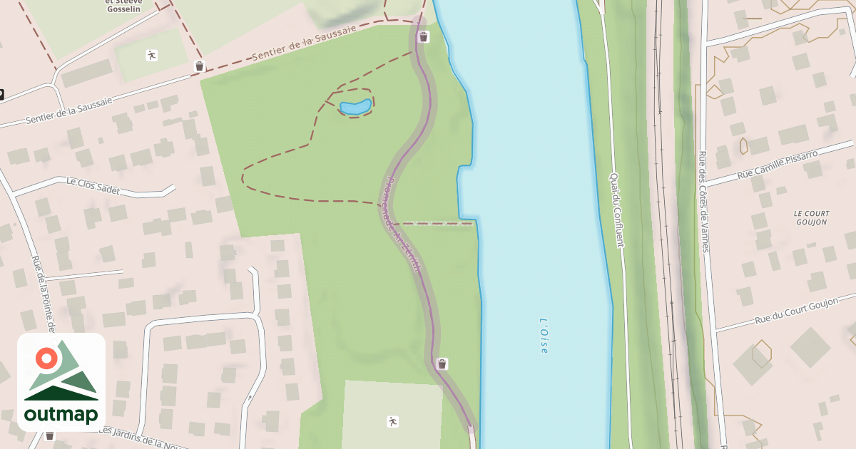 Map of Promenade Ar Zénith