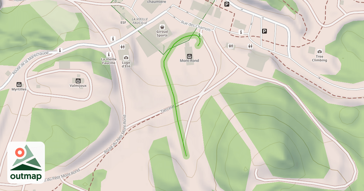 Map of Le Mainaz