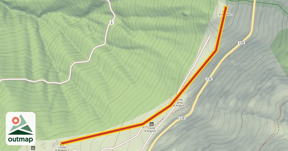 Map of Camp d'Argent 2