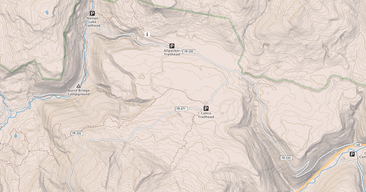 Map preview of WEST DOLORES