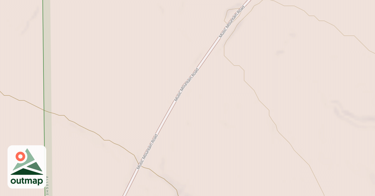 Map of LAVINS RUN