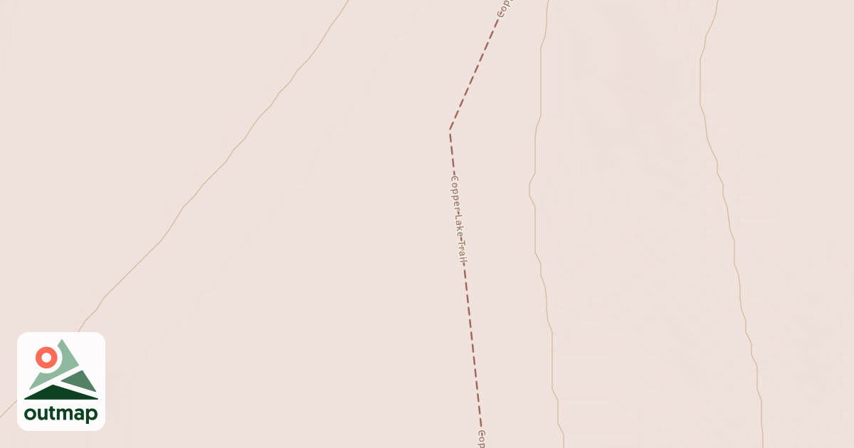 Map of Copper Lake Trail