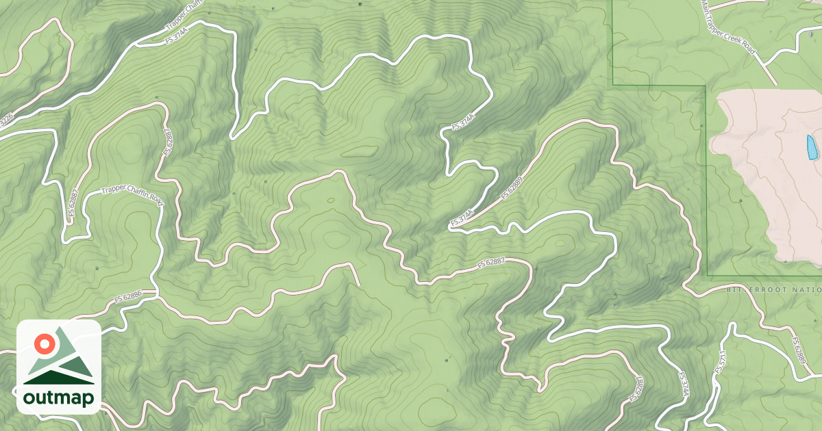 Map of (FDR) HART BENCH LOOP