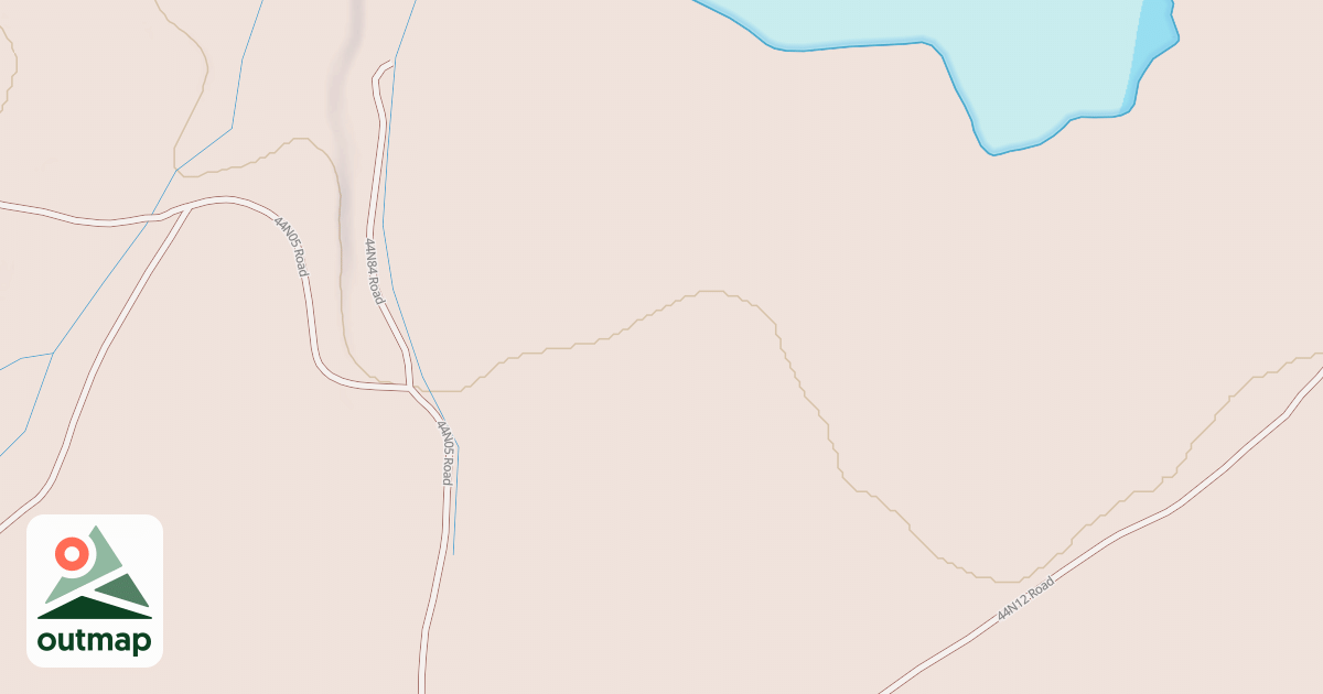 Map of LOST VALLEY SOUTH