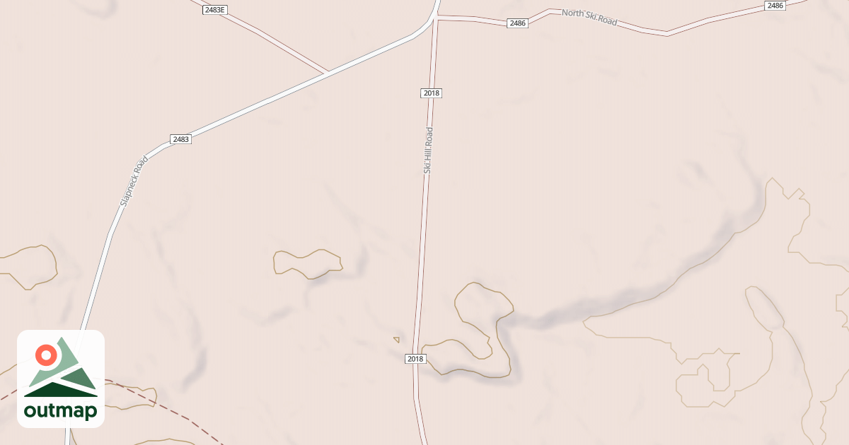 Map of SKI HILL