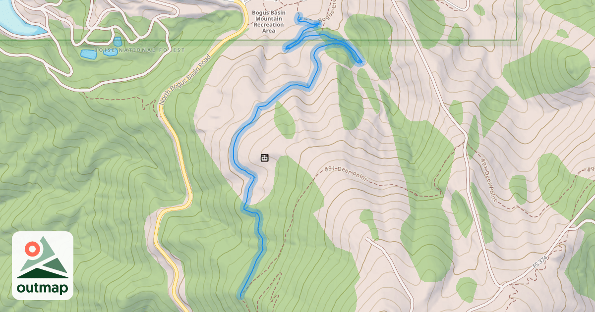 Map of #91 Deer Point