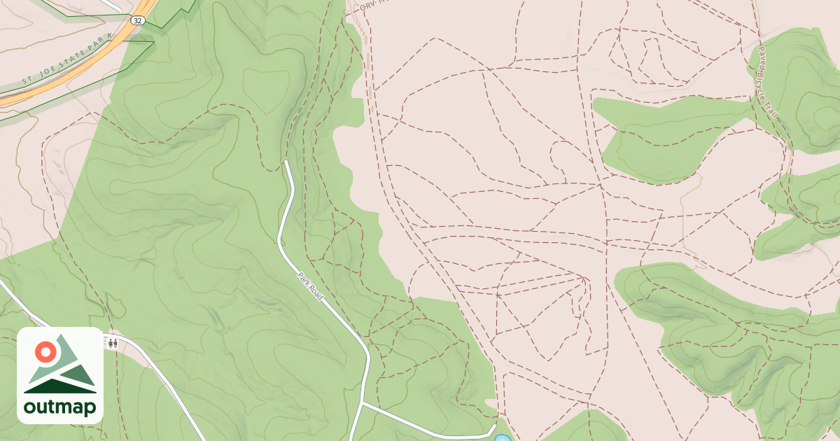 Map of Orv Trail System