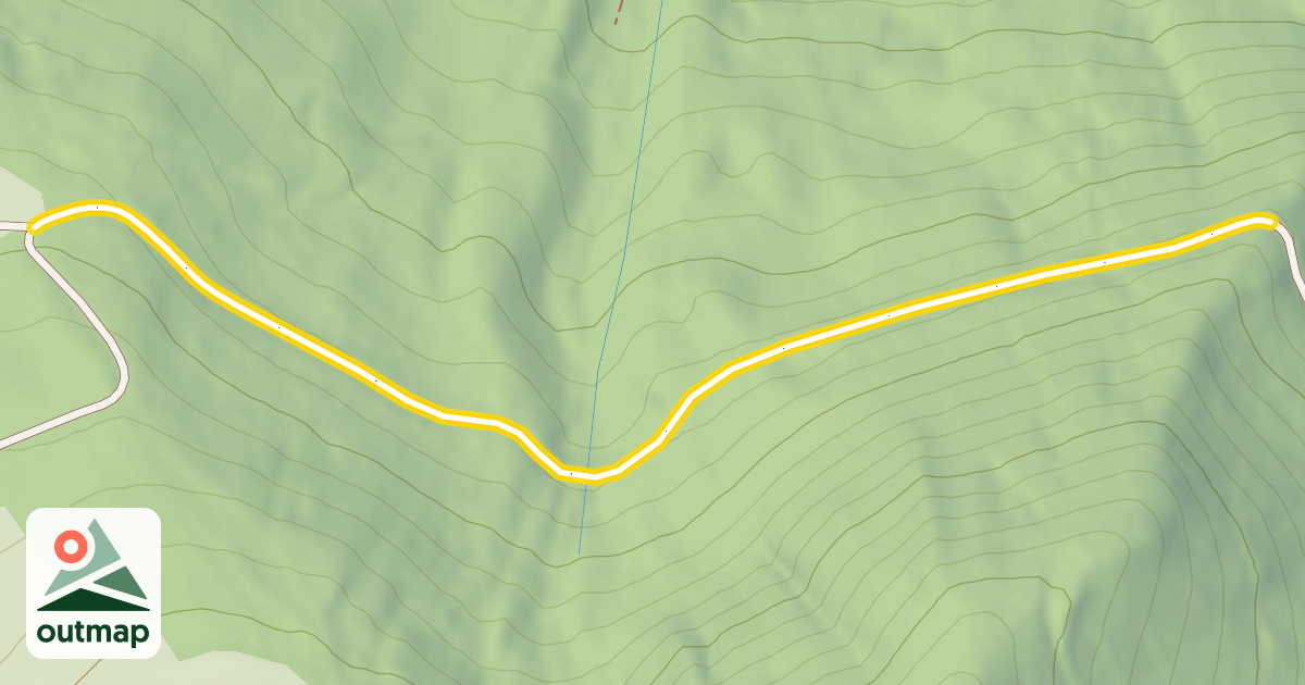 Map of Chemin rural de Trécout au Col du Feu