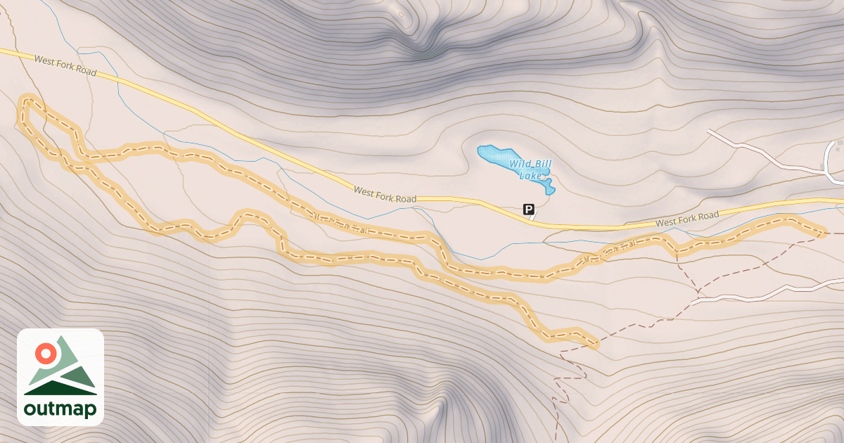 Map of Silver Run Trail