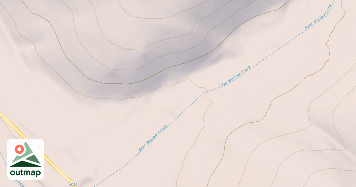 Map of BEAR WALLOW TH ROAD