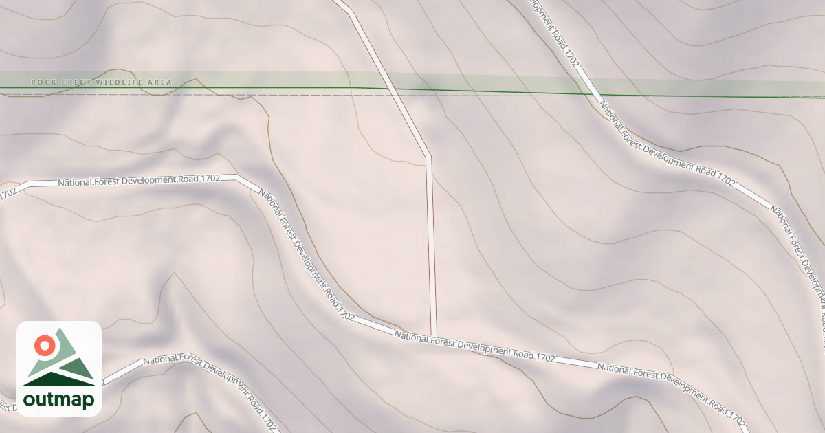Map of USFS National Forest System Roads {E6C5C7FE-F897-4163-A1DE-2AF59B63B176}