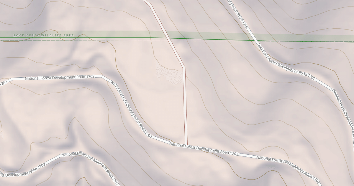 Map preview of USFS National Forest System Roads {E6C5C7FE-F897-4163-A1DE-2AF59B63B176}