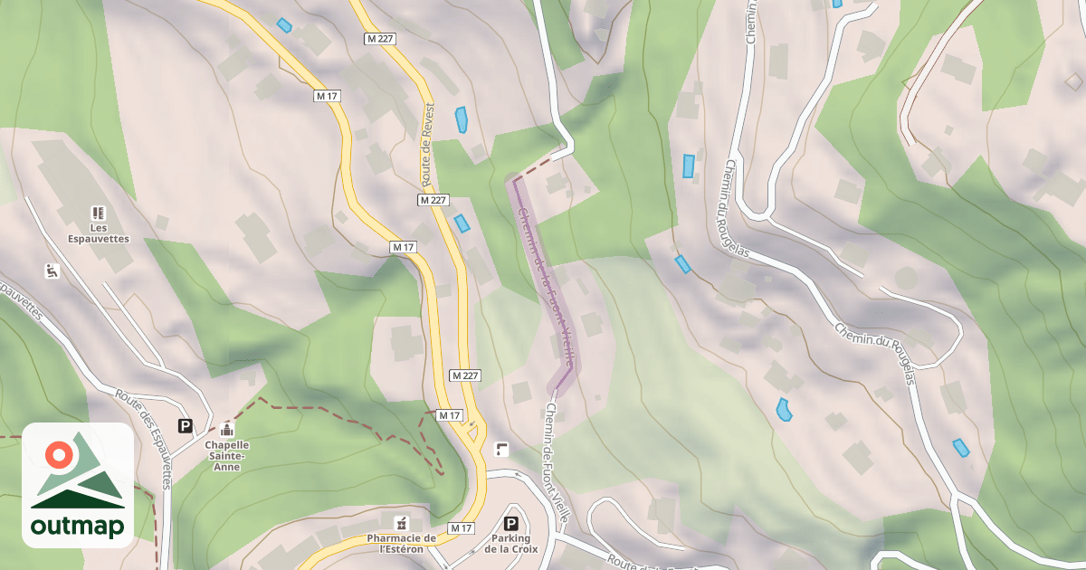 Map of Chemin de la Fuont Vieille