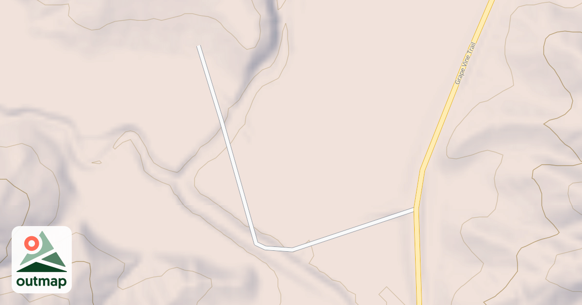 Map of SANDY CREEK SPUR AA
