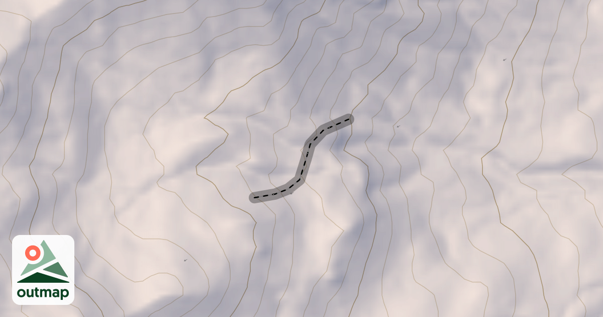 Map of Génépy Hors Piste