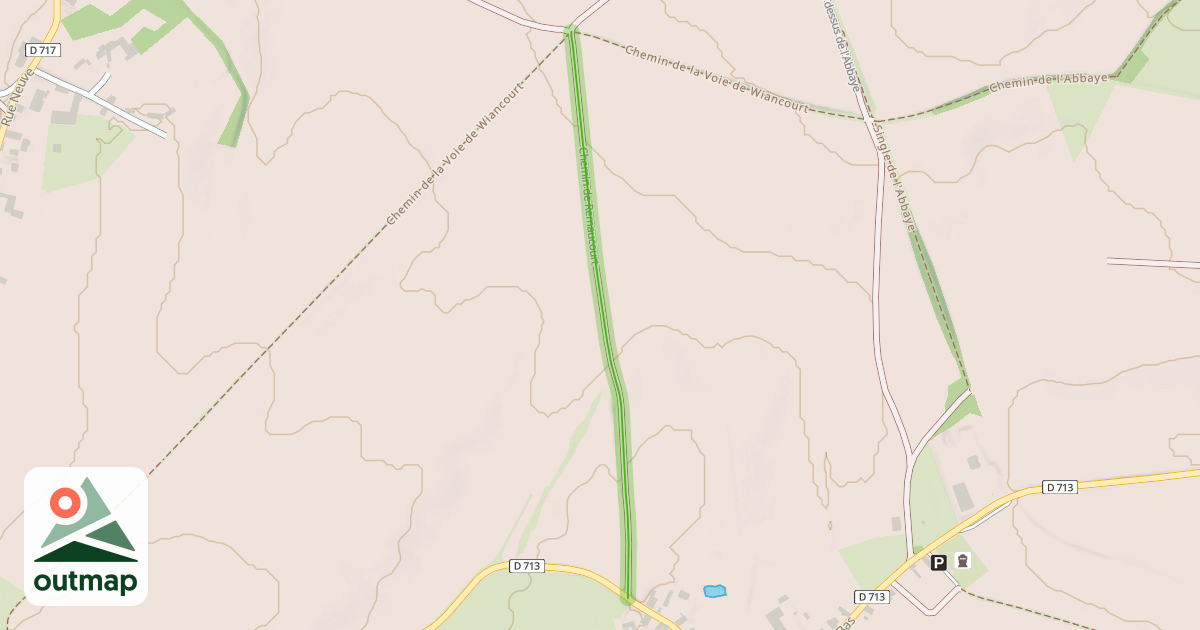 Map of Chemin de Remaucourt