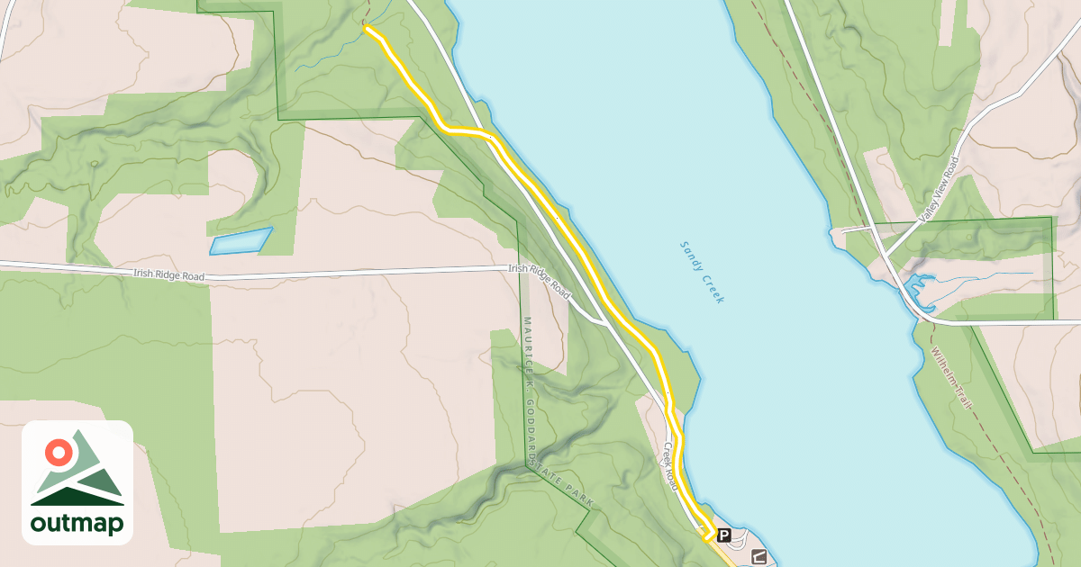 Map of South Shore Trail