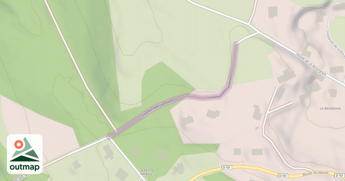 Map of Chemin des Carottes