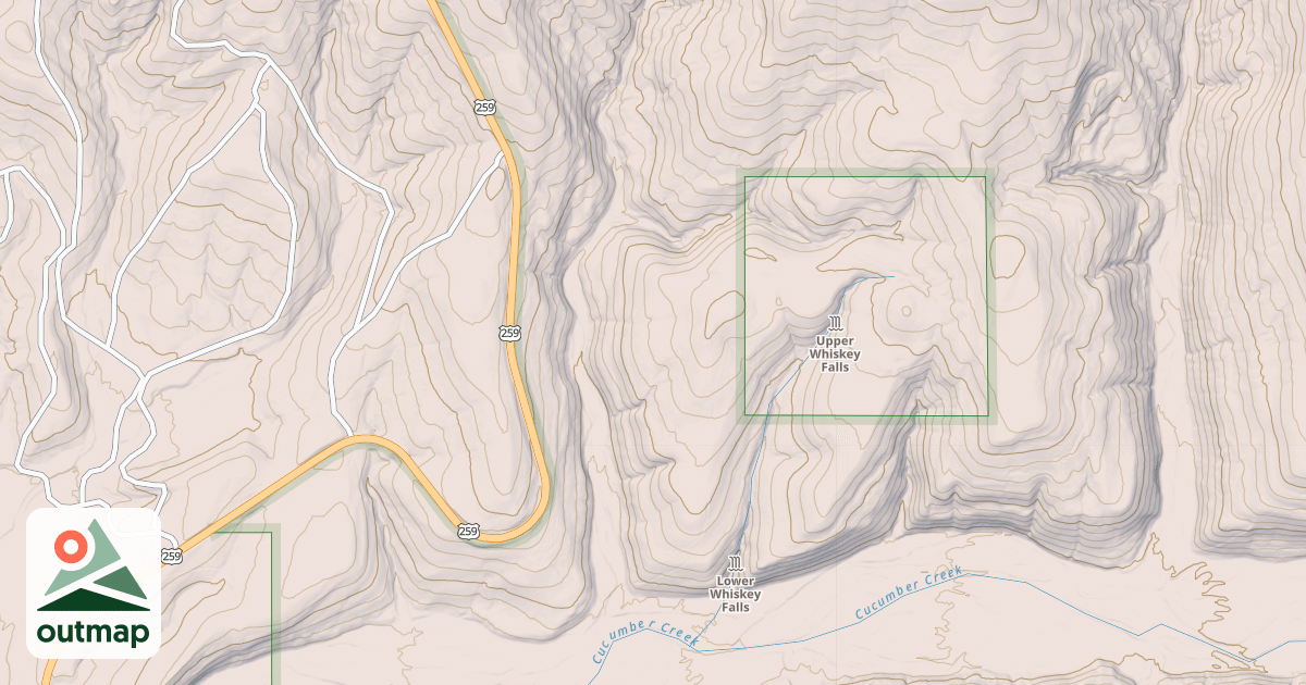 Map of DRY FORK