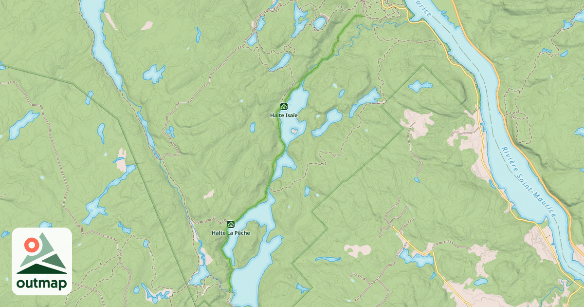 Map of 3 - Sentier National