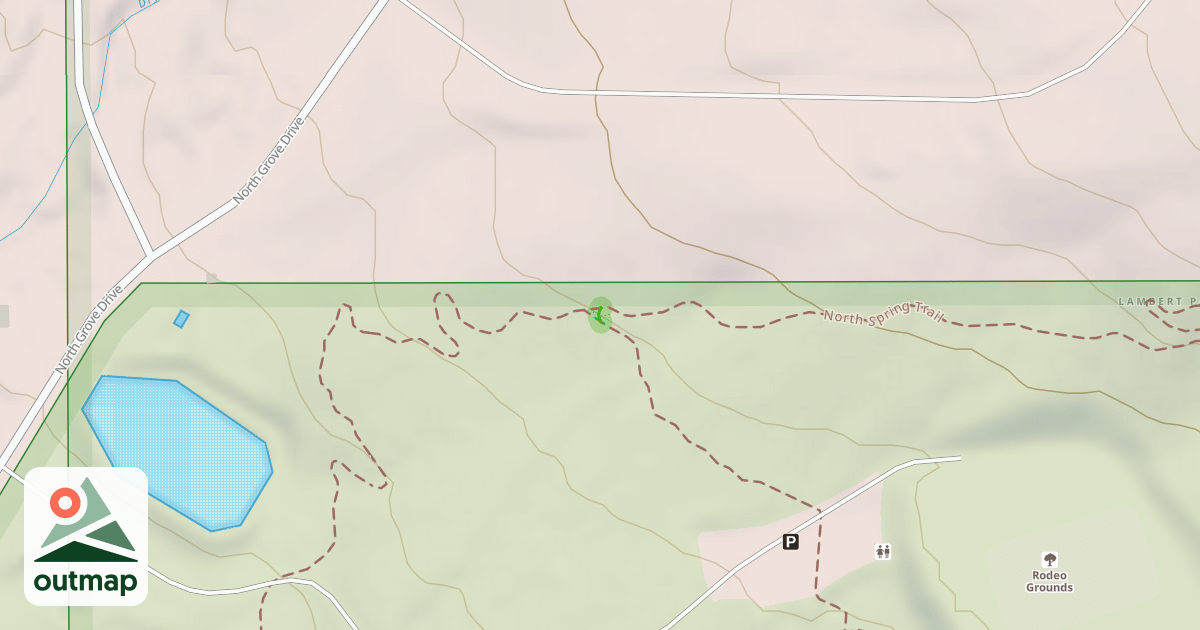Map of Rodeo Trailhead Connector
