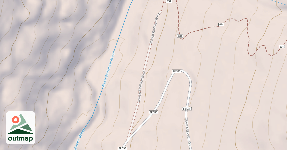 Map of NAVAJO TH