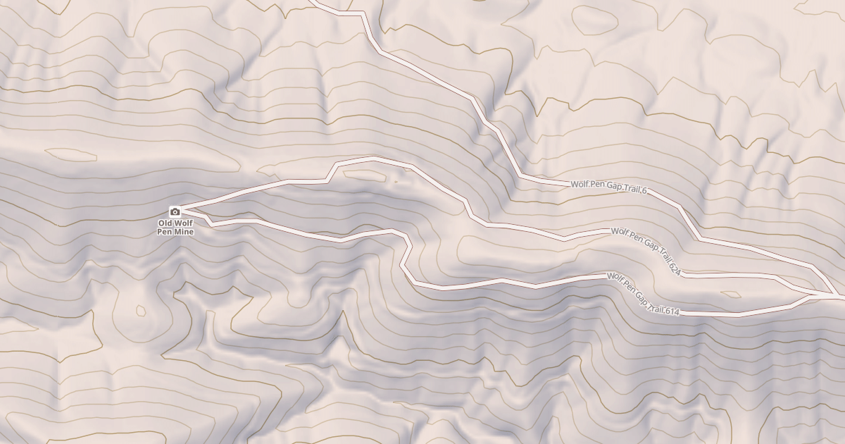 Map preview of WOLF PEN GAP 624