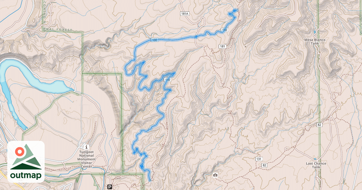 Map of Bones Trail