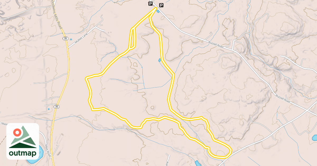 Map of Joe Buzzell Lane