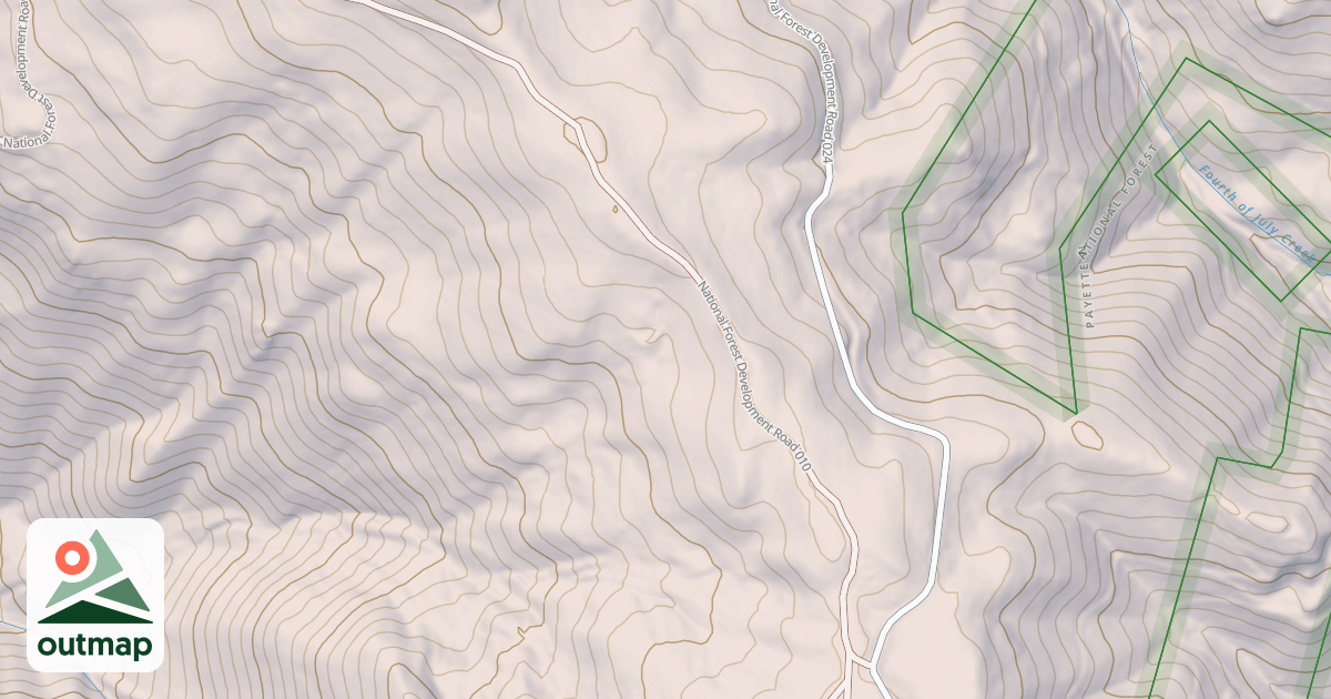 Map of RIDGE ROAD