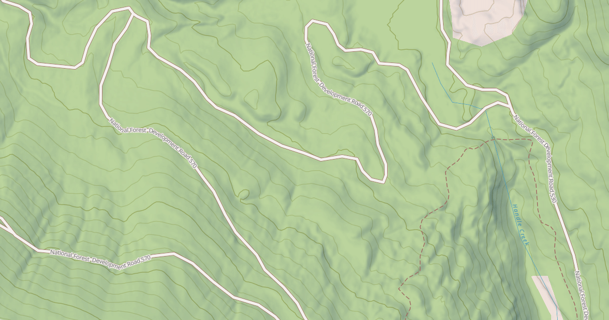 Map preview of USFS Motor Vehicle Use Map Roads {675C753C-1524-408D-82B9-83C5D566CD88}