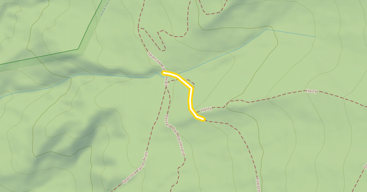 Map preview of Pileated Pass